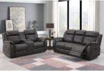 U8517 GREY CONSOLE RECLINING LOVESEAT - Image 4
