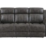 U8517 GREY RECLINING SOFA