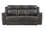 U8517 GREY RECLINING SOFA/CONSOLE RECLINING LOVESEAT - Image 2