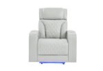 U8611 BLANCHE SILVER P2 PWR REC SOFA/PWR CON REC LOVESEAT/PWR REC - Image 7