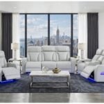 U8611 BLANCHE SILVER P2 PWR REC SOFA/PWR CON REC LOVESEAT/PWR REC