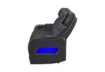 U8611 BLANCHE CHARCOAL POWER RECLINING SOFA WITH PHR AND LED - Image 3