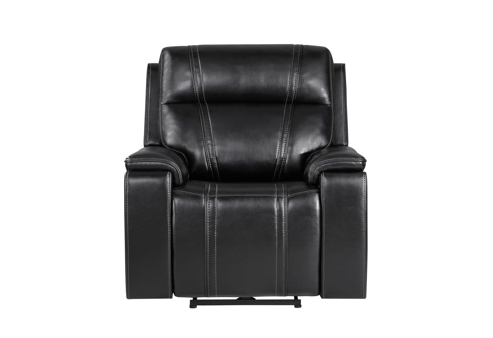 U8877-BLANCHE-BLACK-PR-1-1.jpg U8880 BLACK LEATHER POWER RECLINER - Image 1