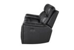 U8880 BLACK LEATHER POWER RECLINING SOFA - Image 3