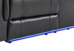 U8879 BLANCHE CHARCOAL PWR CON REC LS W/LED, GLOBAL SS & SUBWOOFER - Image 3