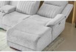 U8879 GREY 1 POWER PUSHBACK SECTIONAL WITH LED AND GLOBAL SS SPKR - Image 2