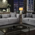 VELENCIA 2 PC Living Room Sets IN SILVER