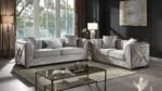 VELENCIA 2 PC Living Room Sets IN CREAM