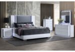 YLIME-SMOOTH WHITE-KBG FULLY SLATTED W/ VANITY SET-N