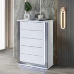 YLIME SMOOTH WHITE CHEST WITH LED
