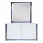 YLIME SMOOTH WHITE MIRROR WITH LED