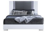 YLIME SMOOTH WHITE KING BED GROUP FULLY SLATTED - Image 3