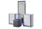 YLIME-SMOOTH WHITE-KBG FULLY SLATTED W/ VANITY SET-N - Image 3