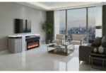 ZORO GREY 76″ ENTERTAINMENT UNIT WITH BLUETOOTH SPEAKER