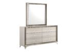 ZAMBRANO WHITE MIRROR WITH LED - Image 2