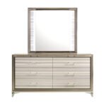 ZAMBRANO WHITE MIRROR WITH LED