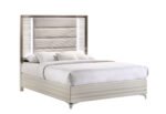 ZAMBRANO WHITE QUEEN BED WITH LED - Image 2