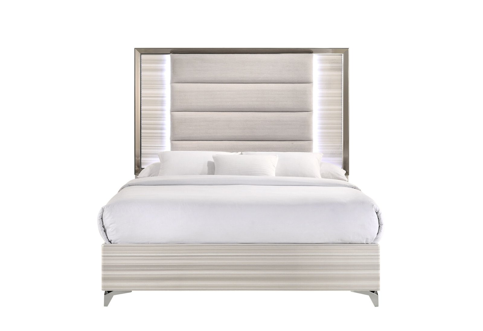 Zambrano-QB-2-1.jpg ZAMBRANO WHITE QUEEN BED WITH LED - Image 1