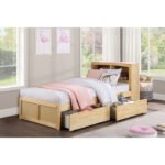 B2043BC-1T* Twin Bookcase Platform Bed with Storage Boxes - Image 7