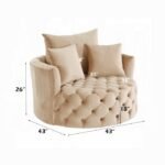 Zunyas Accent Chair W/Swivel - Image 2
