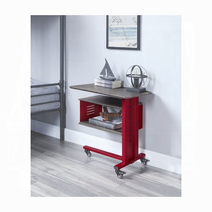 ac00361.jpg Cargo Accent Table W/Wall Shelf - Image 1