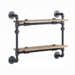 Brantley Wall Rack W/2 Shelves - Image 2