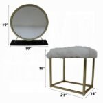 Adao Vanity Mirror & Stool - Image 2