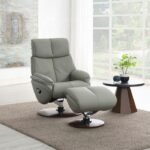 Kandoro MOTION ACCENT CHAIR W/SWIVEL & OTTOMAN