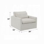 Frederick SWIVEL CHAIR W/PILLOW - Image 2