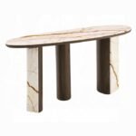 Haidar Console Table W/Marble Top - Image 2