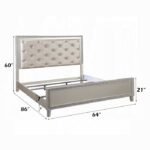 Sliverfluff Queen Bed W/Led - Image 2