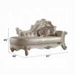 Vendome Chaise W/2 Pillows - Image 3