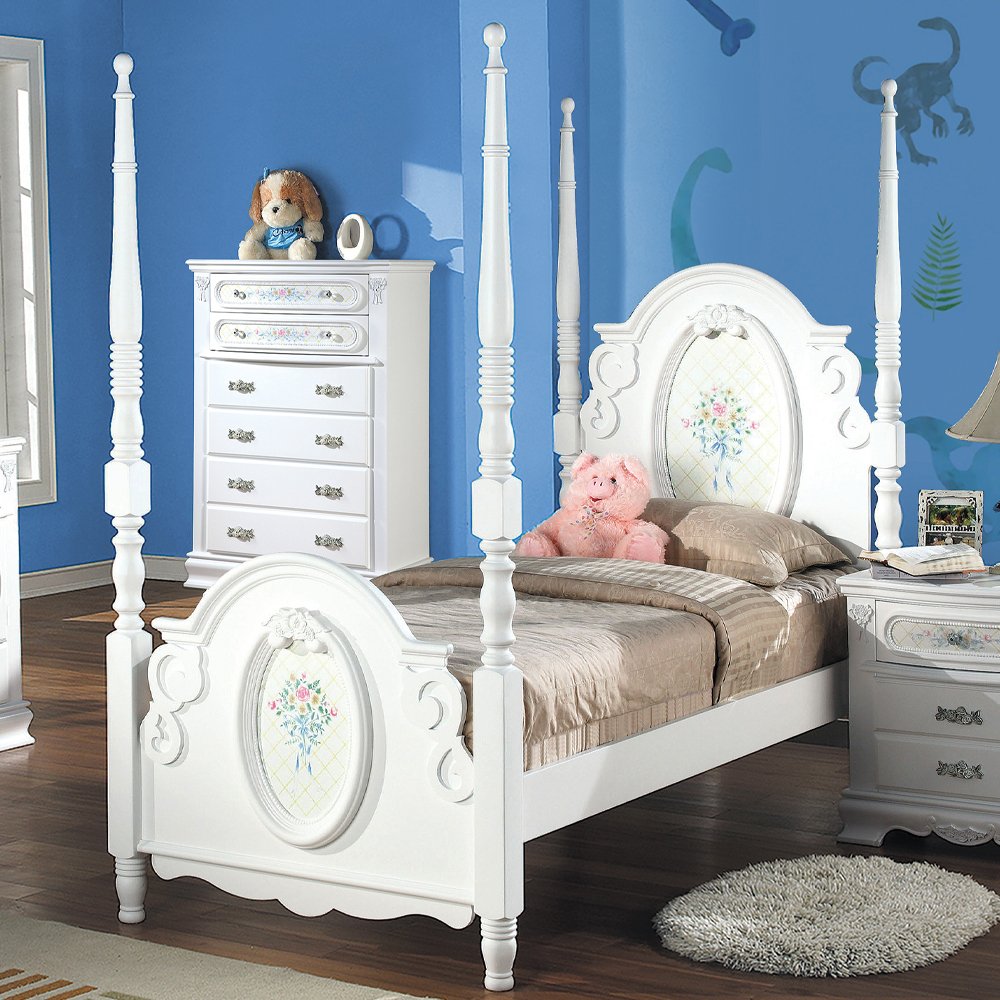 bd01637f.jpg Flora Full Bed W/Poster - Image 1