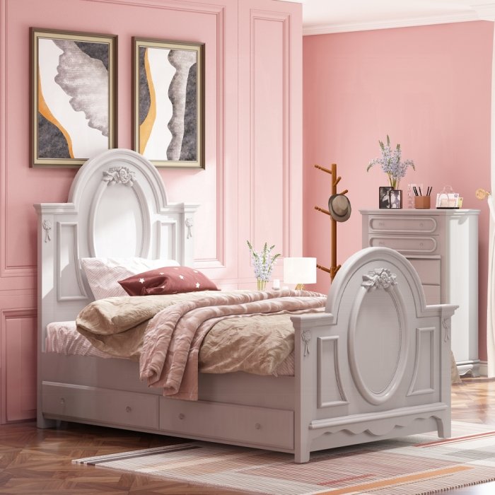 bd02209f_5.jpg Flora Full Bed - Image 1