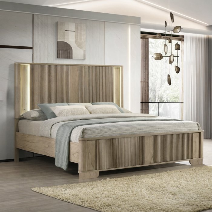 bd04872q_6.jpg Lakkari Queen Bed w/LED - Image 1