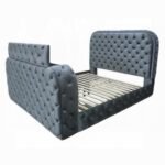 Kana Eastern King Bed w/LED, Fireplace & TV Stand - Image 4