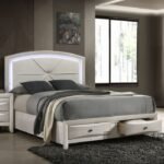 Ramondi Queen Bed w/Storage & LED
