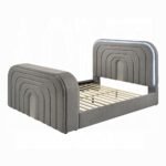 Shelyn EK Bed w/LED, TV Stand, Fireplace & Bluetooth - Image 3