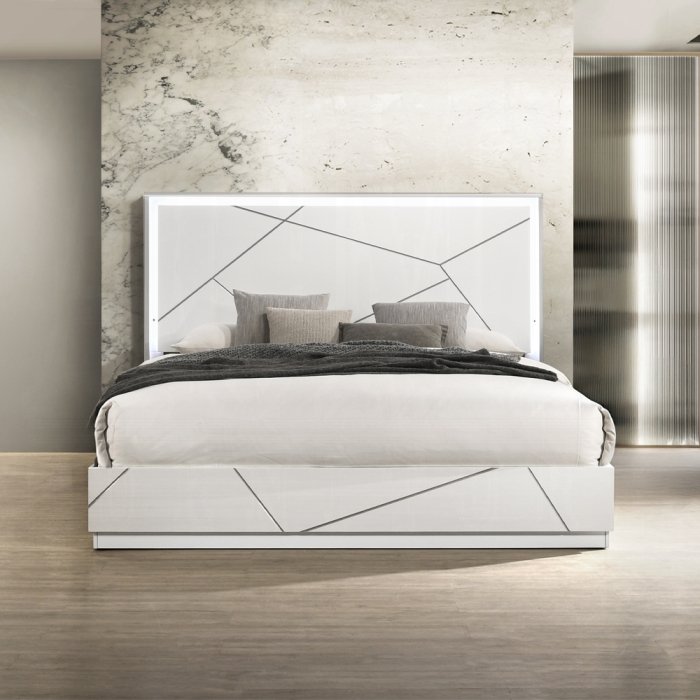 bd05882q.jpg Esther Queen Bed w/LED - Image 1