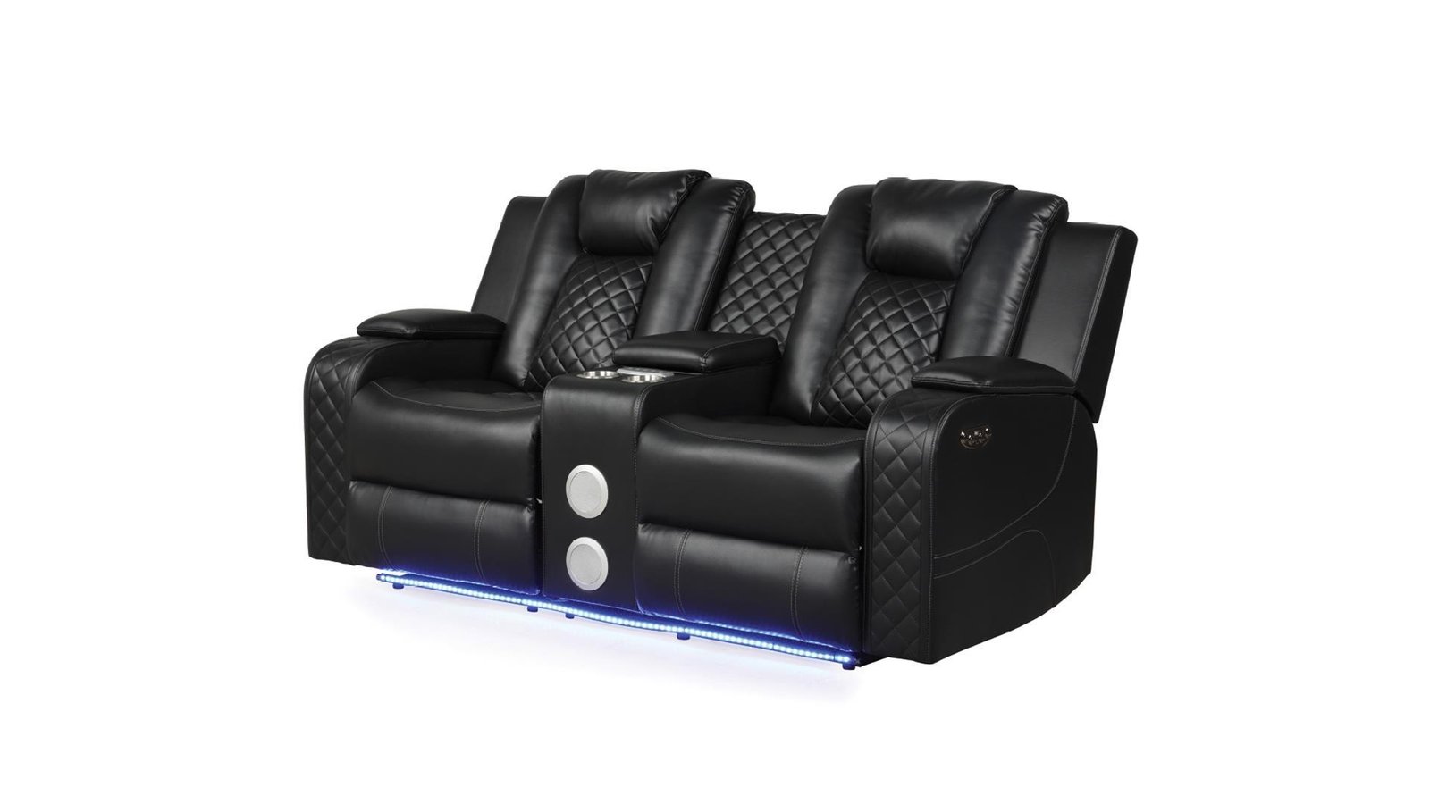 benz_loveseat_black300_1500_975.jpg BENZ LOVESEAT BLACK - Image 1
