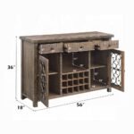 Raphaela Server W/Cup Holder & Wine Rack - Image 5
