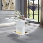 Gaines Dining Table W/Pedestal Base