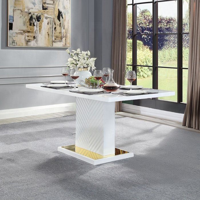 dn01258_4.jpg Gaines Dining Table W/Pedestal Base - Image 1