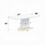 Gaines Dining Table W/Pedestal Base - Image 2