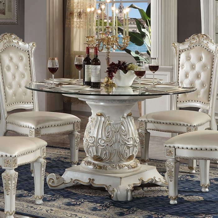 dn01524.jpg Vendome Round Dining Table W/Pedestal Base - Image 1