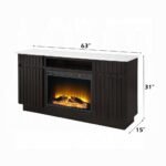 Jaramillo Server w/Natural Marble Top & Fireplace - Image 8