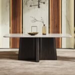 Jacory Dining Table w/Bottocino Marble Top