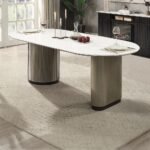 Clayten Dining Table w/Engineered Top