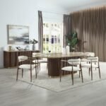 Clayten Dining Table w/Natural Marble Top - Image 7
