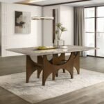 Oleia Dining Table w/Engineered Marble